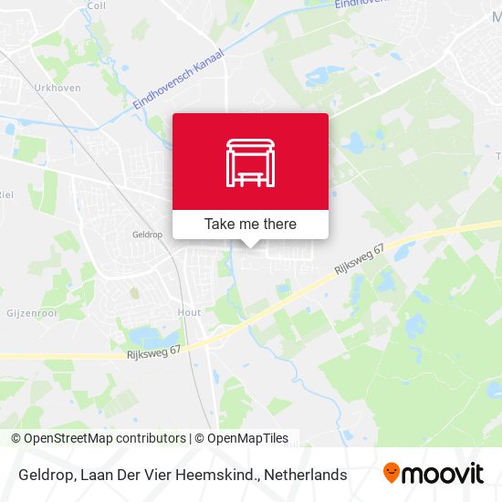 Geldrop, Laan Der Vier Heemskind. map