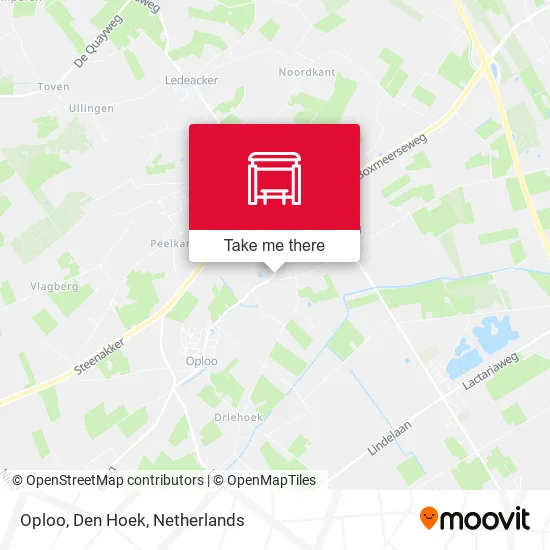 Oploo, Den Hoek map