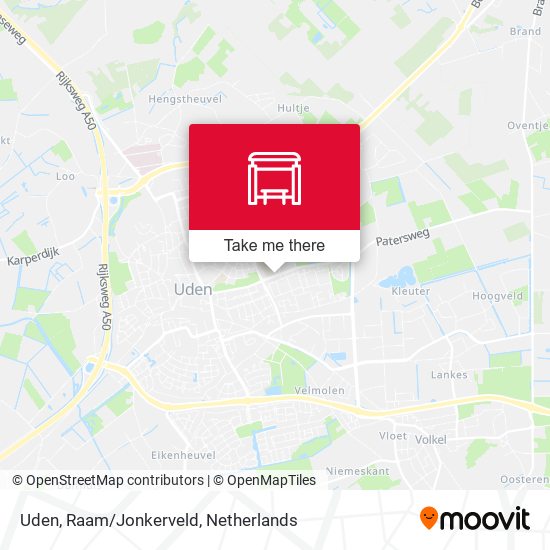 Uden, Raam/Jonkerveld map