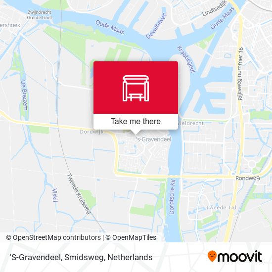 'S-Gravendeel, Smidsweg map