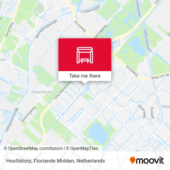 Hoofddorp, Floriande Midden map