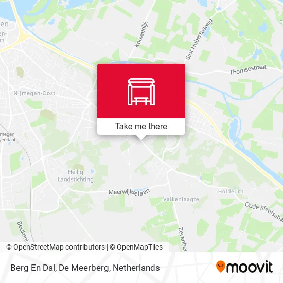 Berg En Dal, De Meerberg Karte