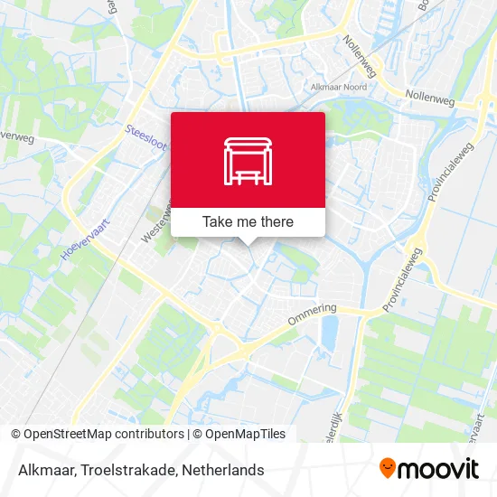 Alkmaar, Troelstrakade map