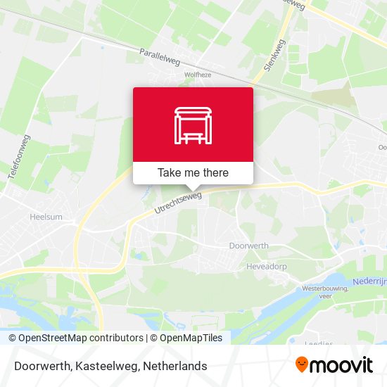 Doorwerth, Kasteelweg map