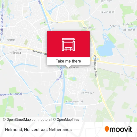 Helmond, Hunzestraat map