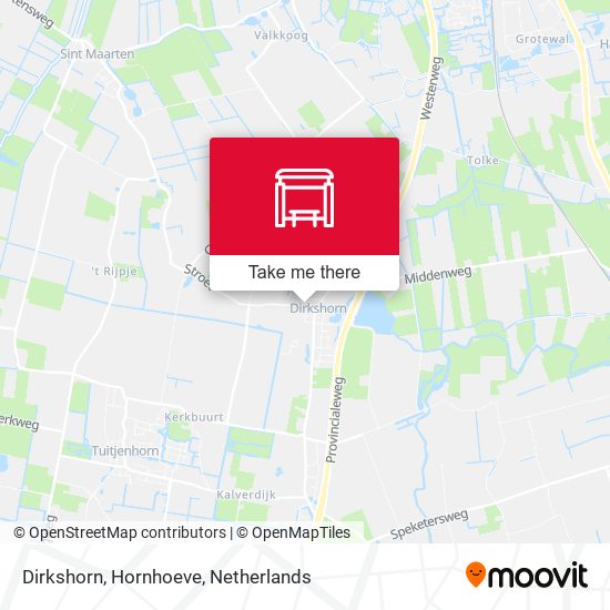 Dirkshorn, Hornhoeve map