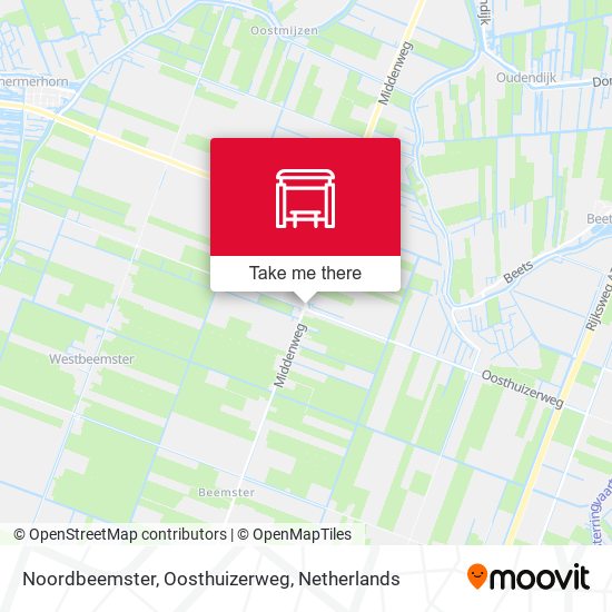 Noordbeemster, Oosthuizerweg map