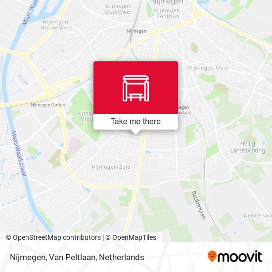 Nijmegen, Van Peltlaan map