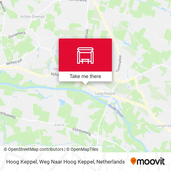 Hoog Keppel, Weg Naar Hoog Keppel map