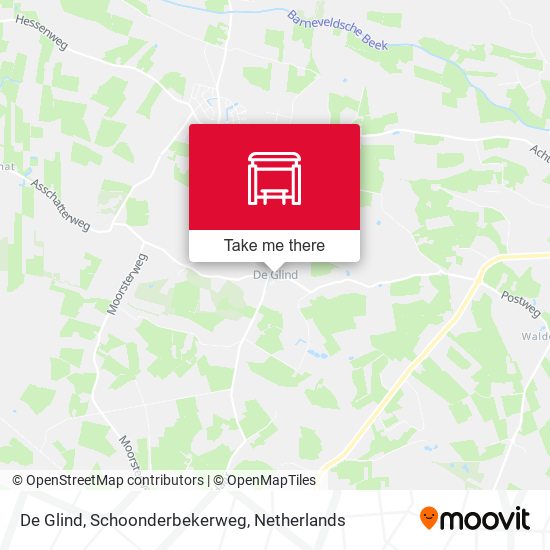 De Glind, Schoonderbekerweg map