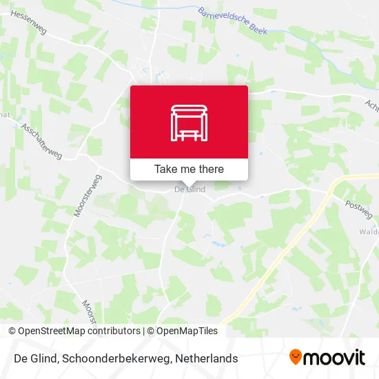 De Glind, Schoonderbekerweg map