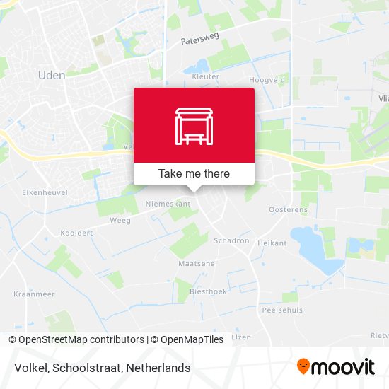 Volkel, Schoolstraat map