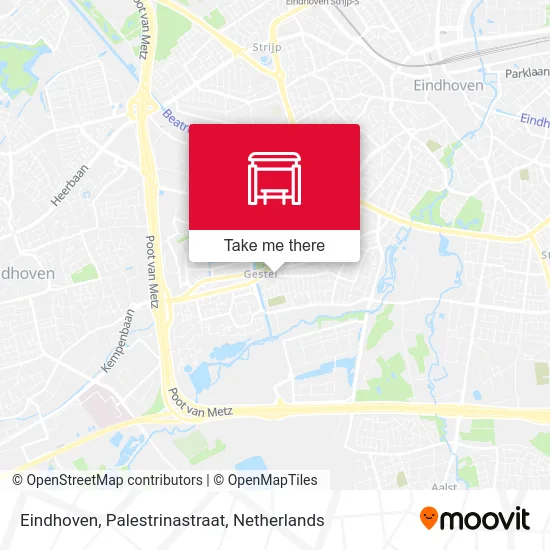 Eindhoven, Palestrinastraat map