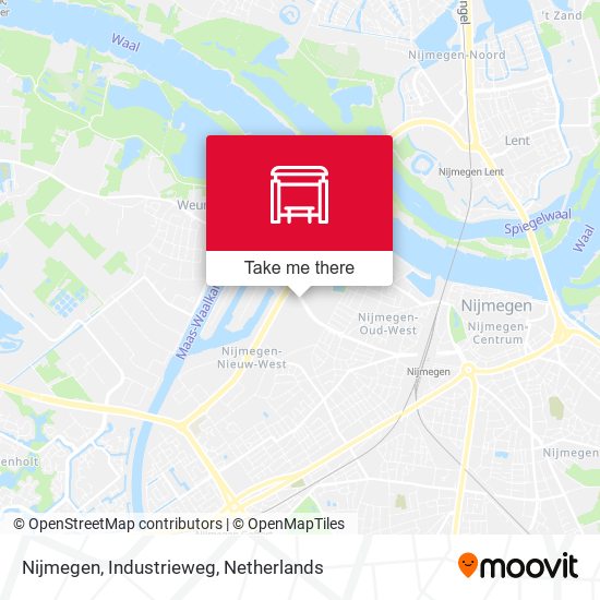 Nijmegen, Industrieweg map