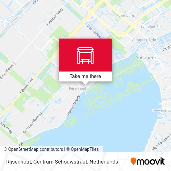 Rijsenhout, Centrum Schouwstraat map