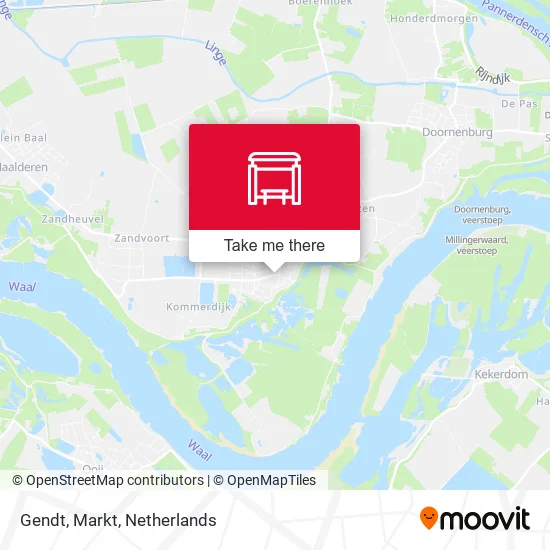 Gendt, Markt map