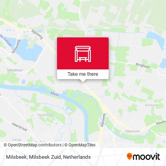 Milsbeek, Milsbeek Zuid map