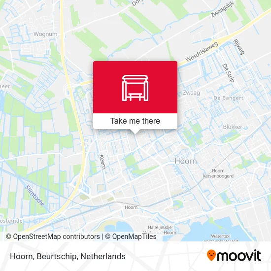 Hoorn, Beurtschip map