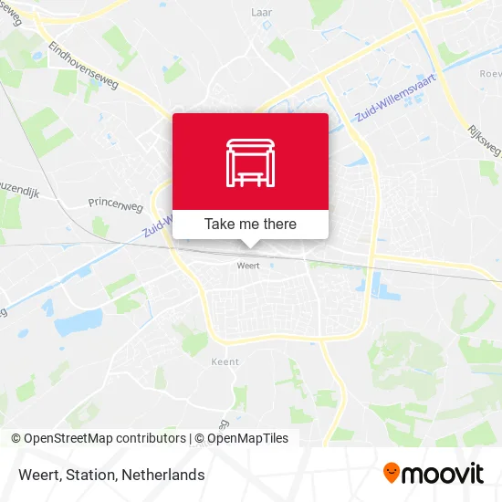 Weert, Station map