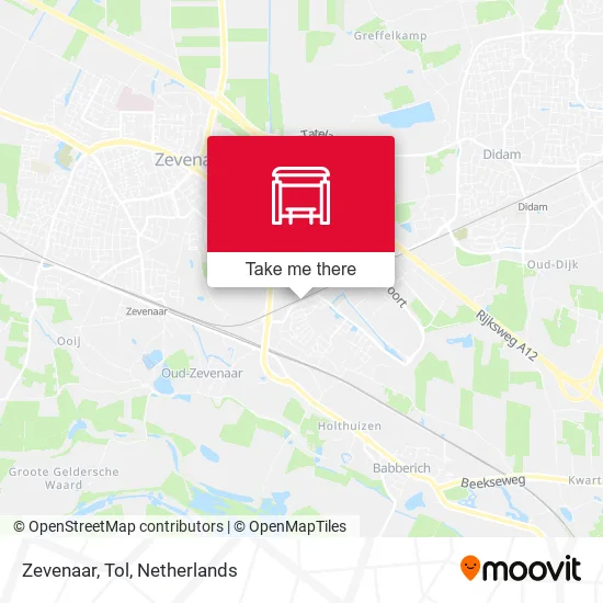 Zevenaar, Tol map