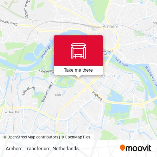 Arnhem, Transferium map