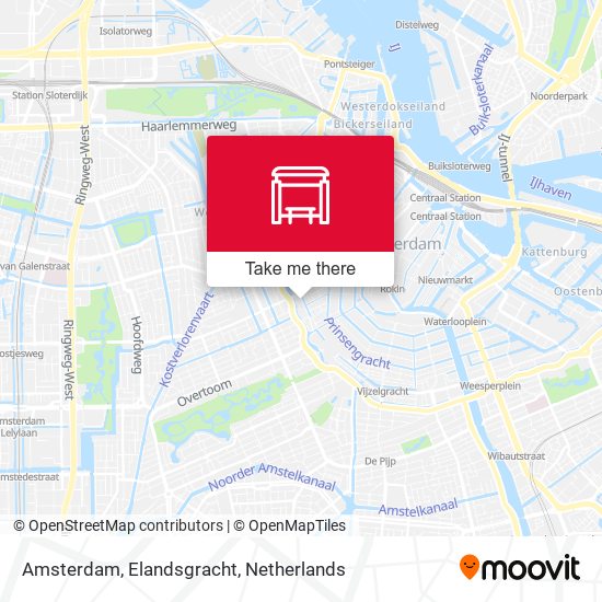 Amsterdam, Elandsgracht map