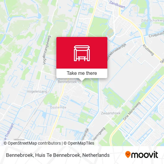 Bennebroek, Huis Te Bennebroek map