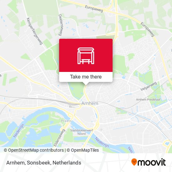 Arnhem, Sonsbeek map