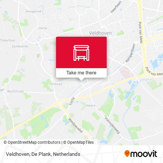 Veldhoven, De Plank map