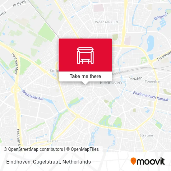 Eindhoven, Gagelstraat map