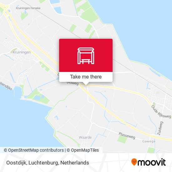 Oostdijk, Luchtenburg Karte
