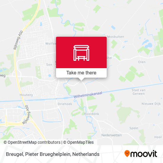 Breugel, Pieter Brueghelplein map