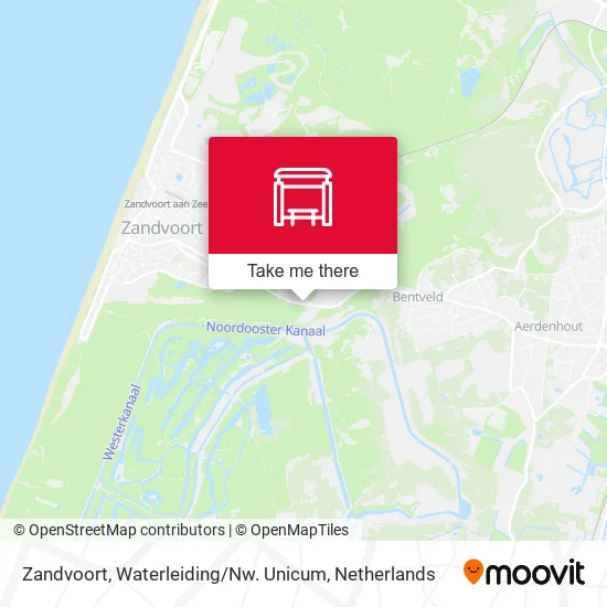 Zandvoort, Waterleiding / Nw. Unicum map