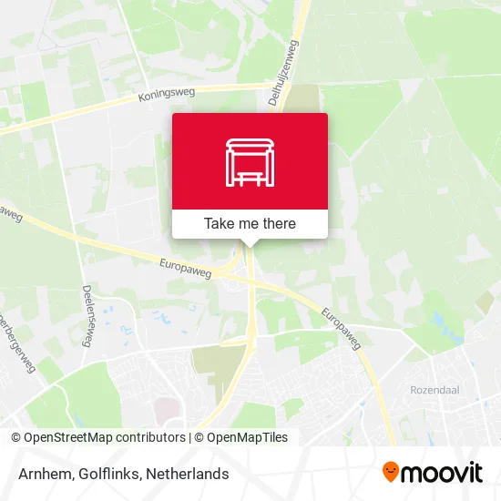 Arnhem, Golflinks map