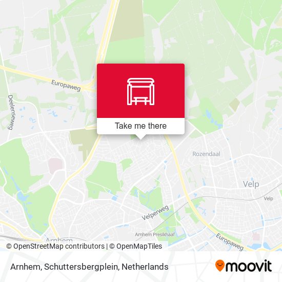 Arnhem, Schuttersbergplein map