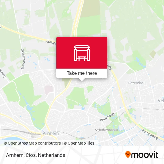 Arnhem, Cios map