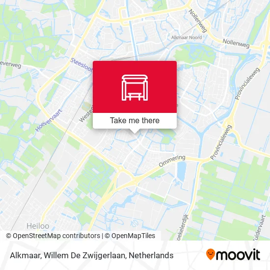 Alkmaar, Willem De Zwijgerlaan map