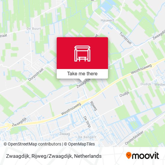 Zwaagdijk, Rijweg/Zwaagdijk map