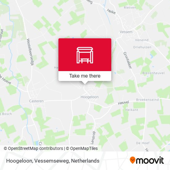 Hoogeloon, Vessemseweg map