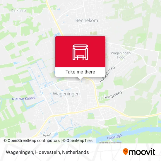 Wageningen, Hoevestein map
