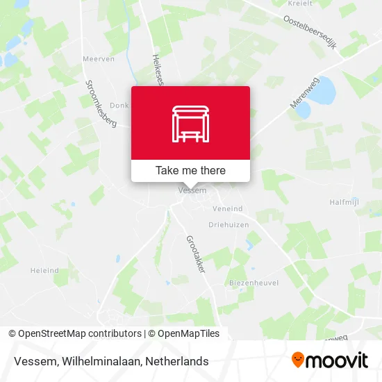 Vessem, Wilhelminalaan map