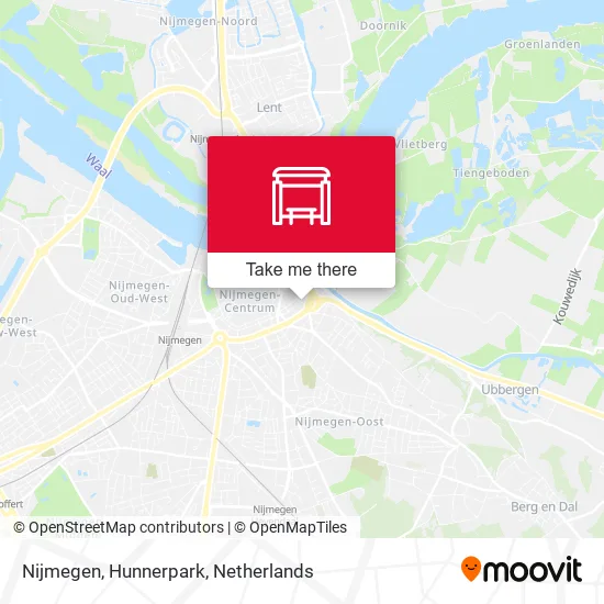 Nijmegen, Hunnerpark map