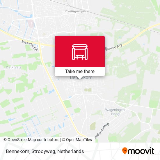 Bennekom, Strooyweg Karte