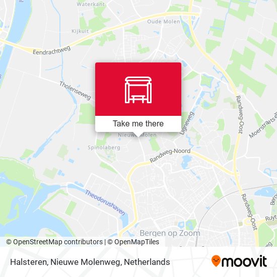 Halsteren, Nieuwe Molenweg map