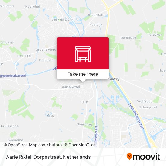 Aarle Rixtel, Dorpsstraat map