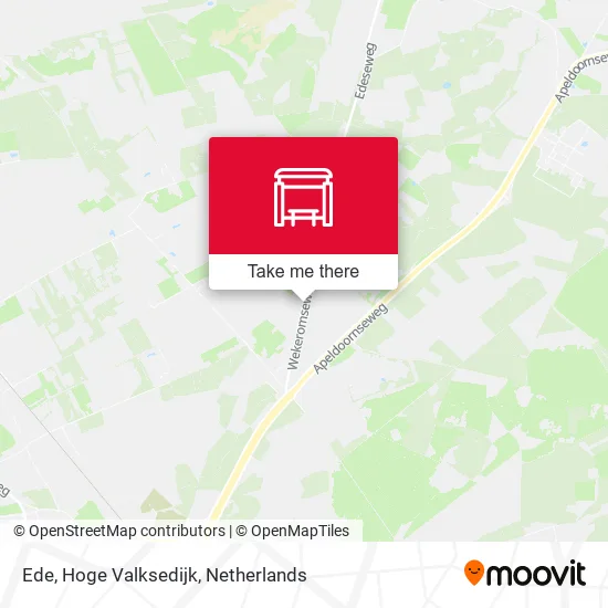 Ede, Hoge Valksedijk map
