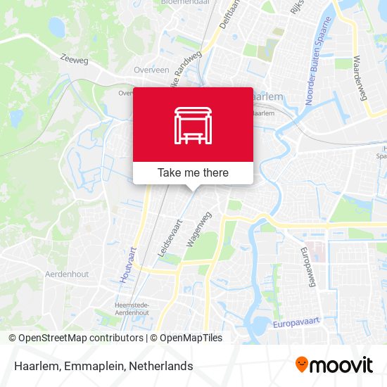 Haarlem, Emmaplein Karte