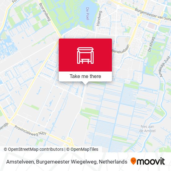 Amstelveen, Burgemeester Wiegelweg map
