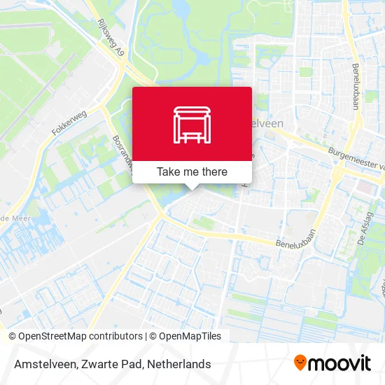 Amstelveen, Zwarte Pad map