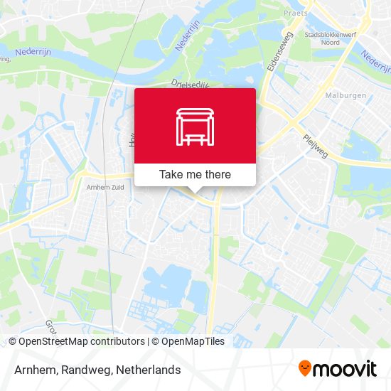 Arnhem, Randweg Karte